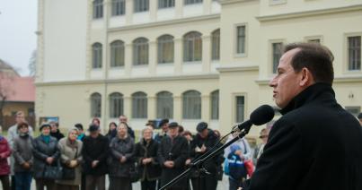 Sógor Csaba Nagyenyeden: Másokat is arra biztatunk, hogy vállalják a „keresztszülőséget”