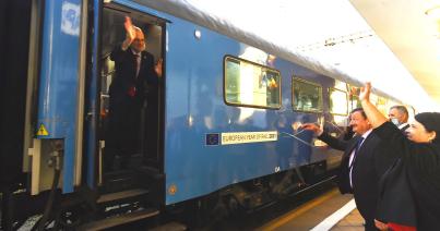 Kolozsváron állomásozott a Connecting Europe Express
